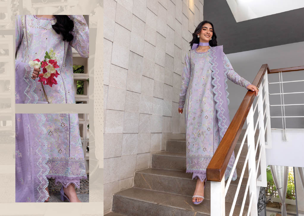 Rang Rasiya Festive Unstitched - Lily
