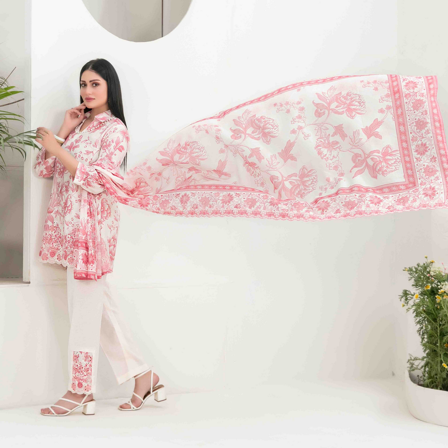 Gulposh Unstitched Collection 3pc