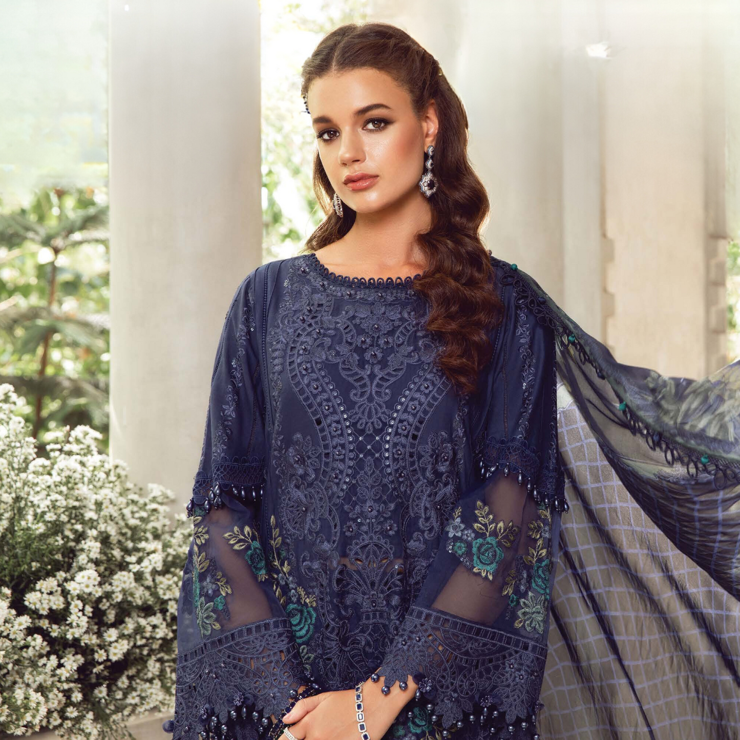 MARIA.B 3 Piece - Unstitched Suit | EID LAWN-24-01