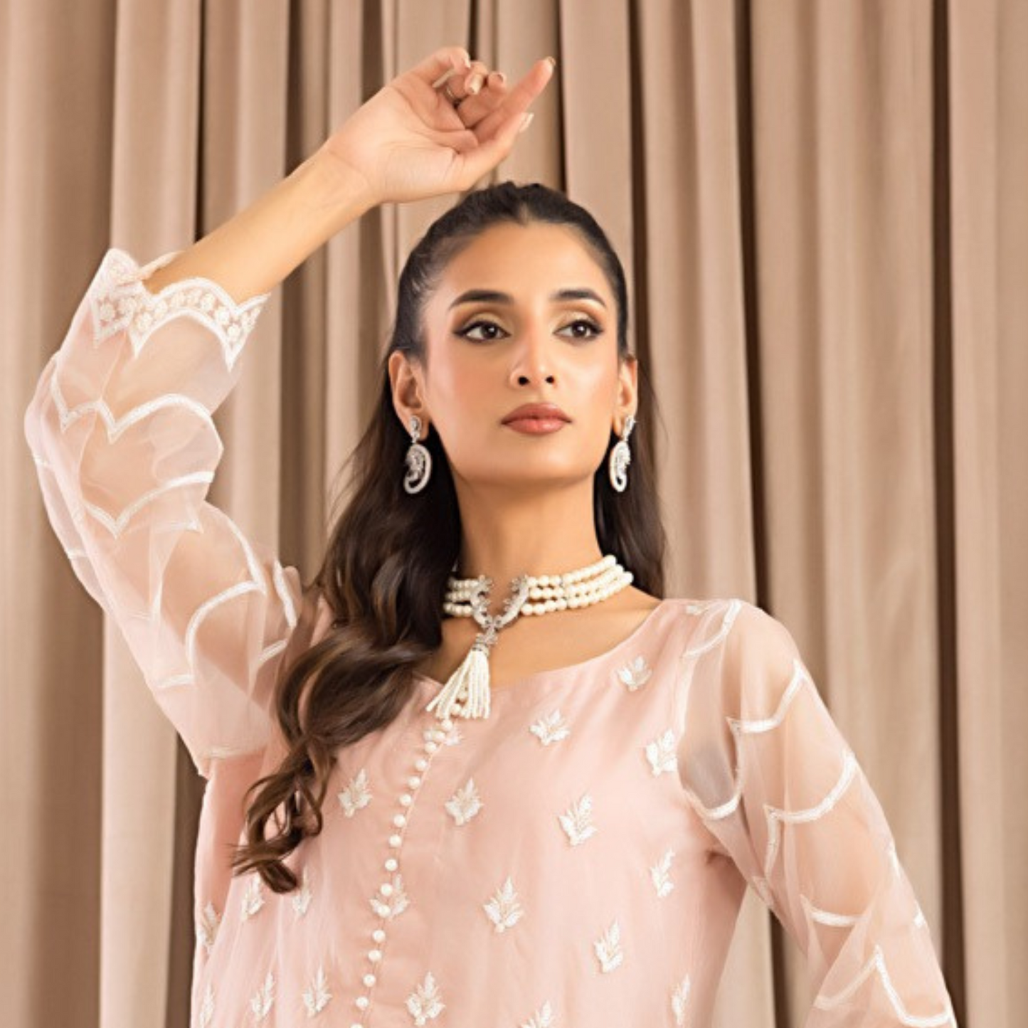 BAHAR Organza STITCHED
