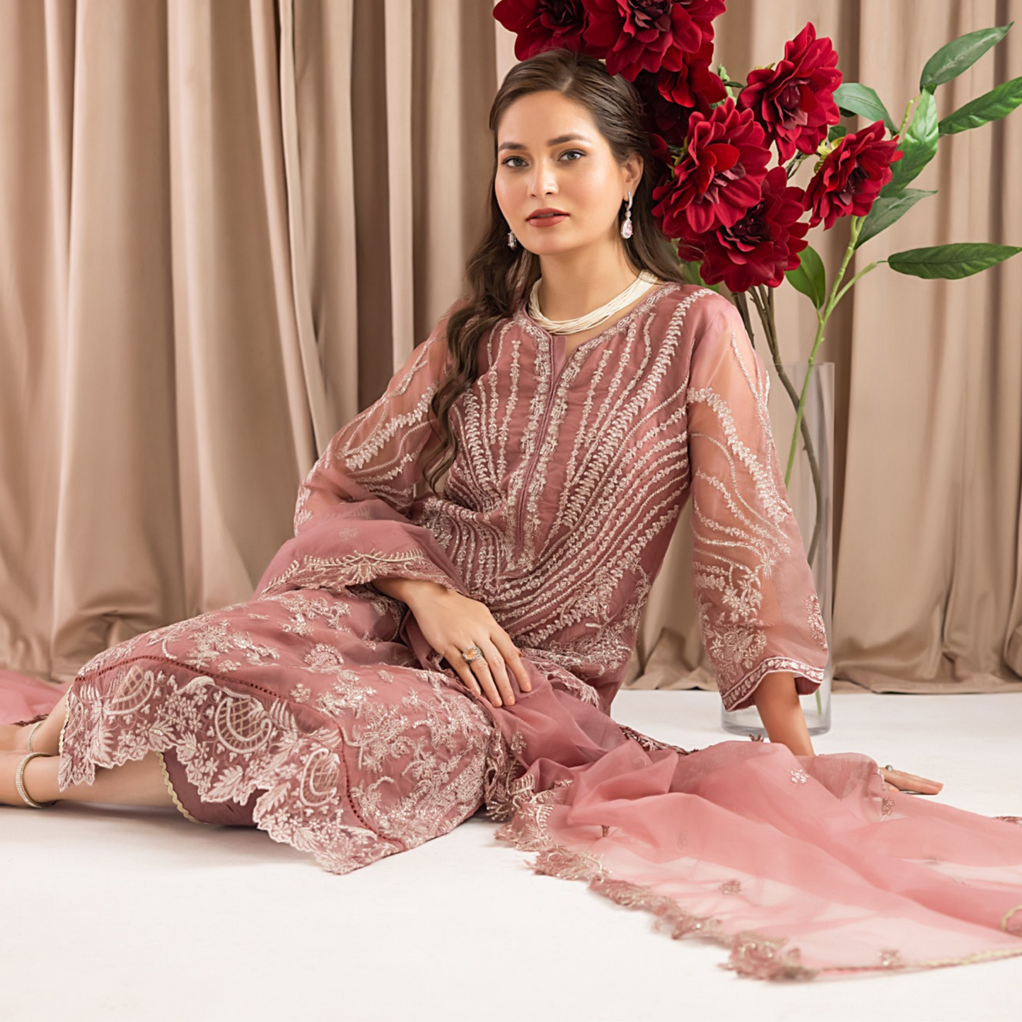 BAHAR Organza STITCHED