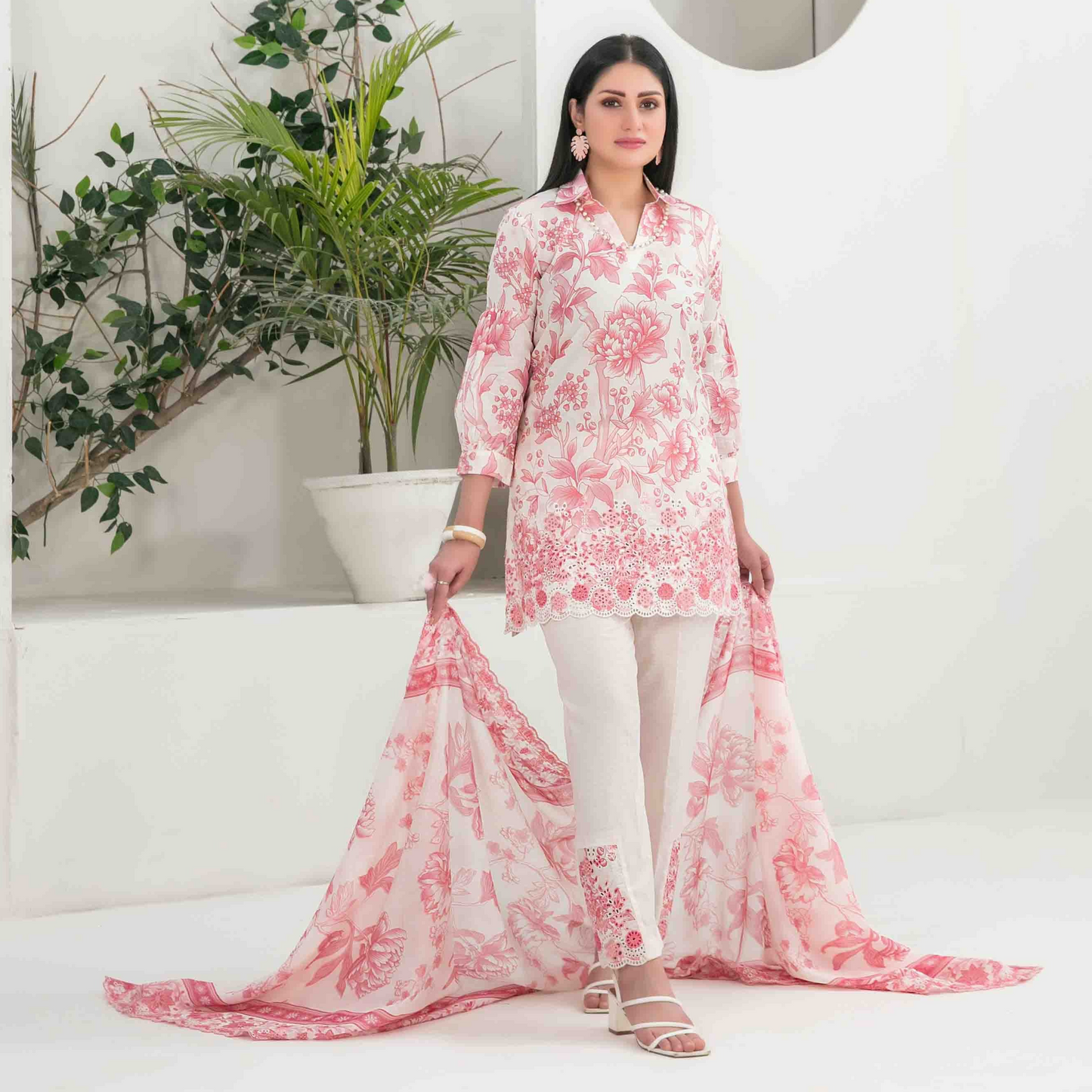 Gulposh Unstitched Collection 3pc