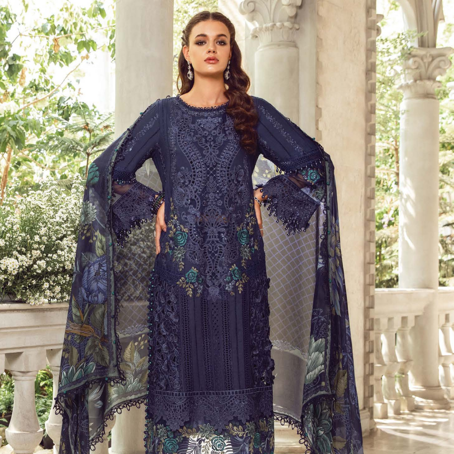 MARIA.B 3 Piece - Unstitched Suit | EID LAWN-24-01