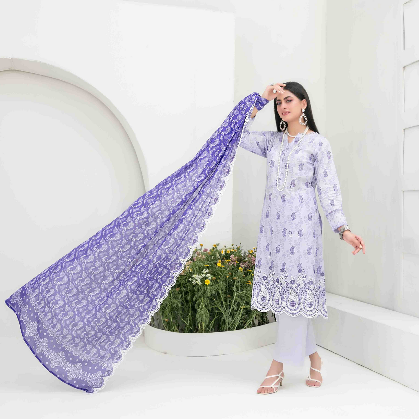 Gulposh Unstitched Collection 3pc