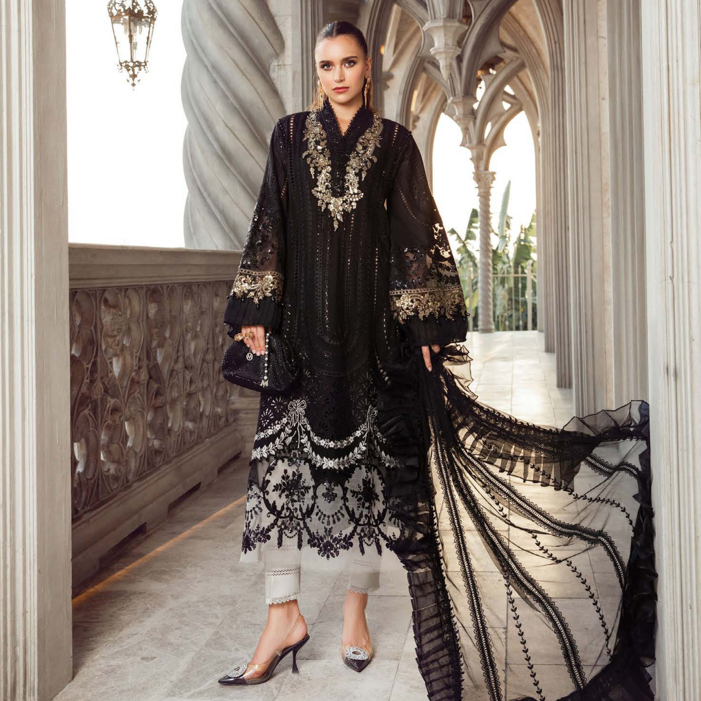 MARIA.B 3 Piece - Unstitched Suit | EID LAWN-24-01