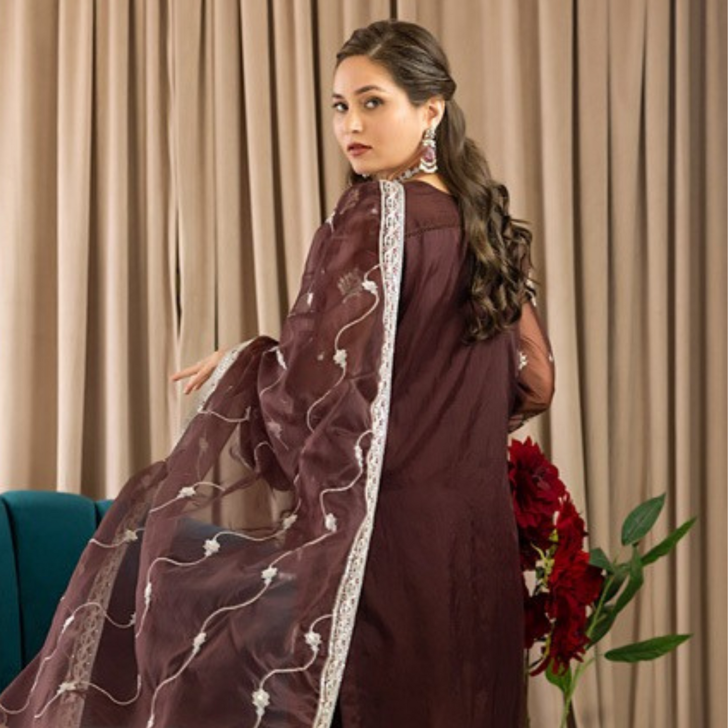BAHAR Organza STITCHED