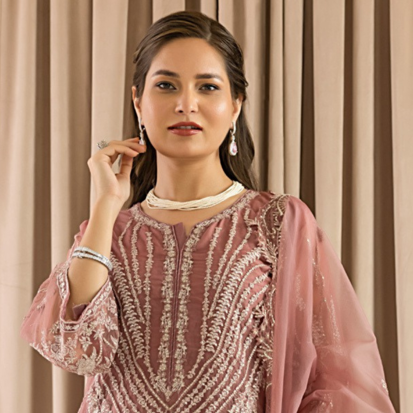 BAHAR Organza STITCHED