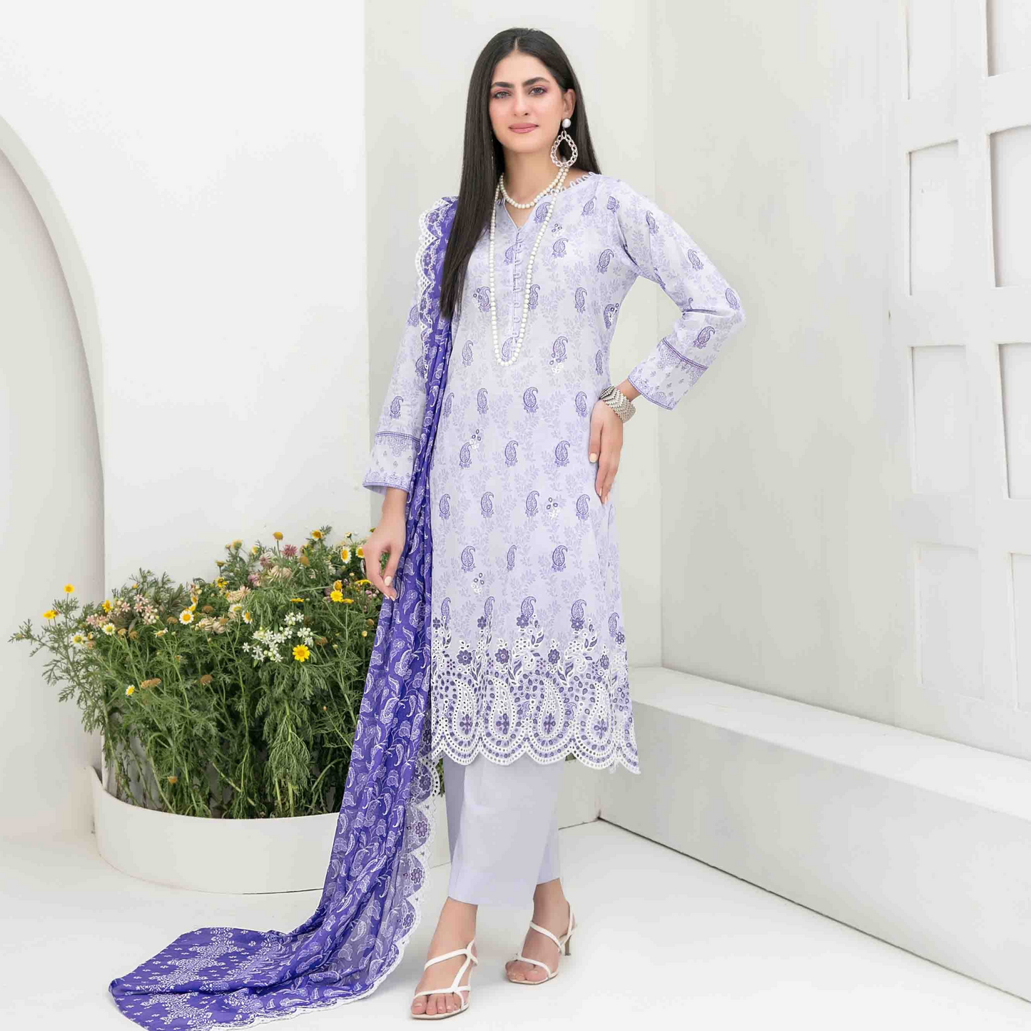 Gulposh Unstitched Collection 3pc