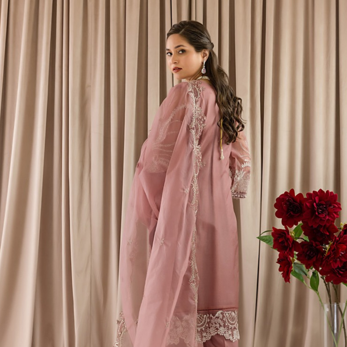 BAHAR Organza STITCHED