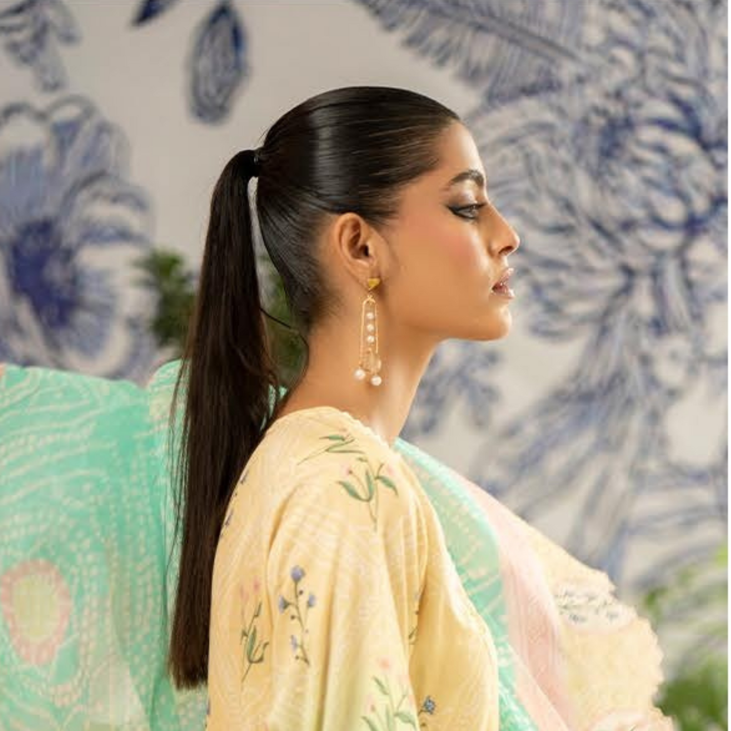 ROSHNAI 3 PC UN-STITCHED (SHIRT TROUSER & DUPATTA)