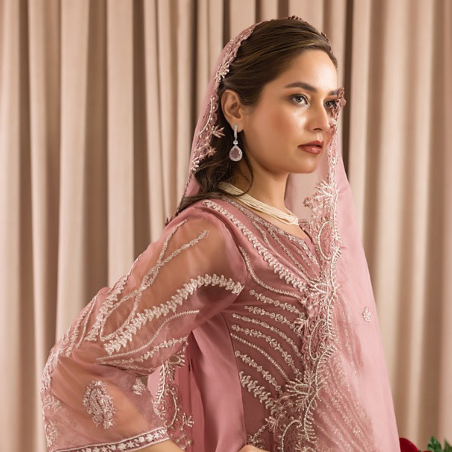 BAHAR Organza STITCHED