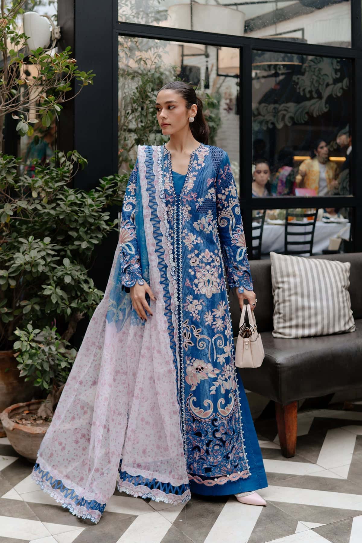 Afrozeh Summer Unstitched - Eclipse