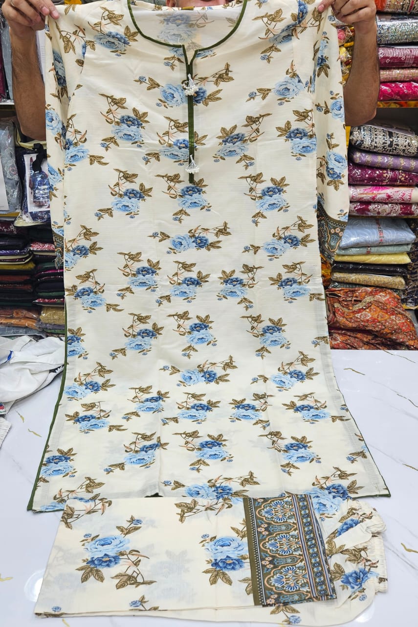 Off White Floral Coord Set