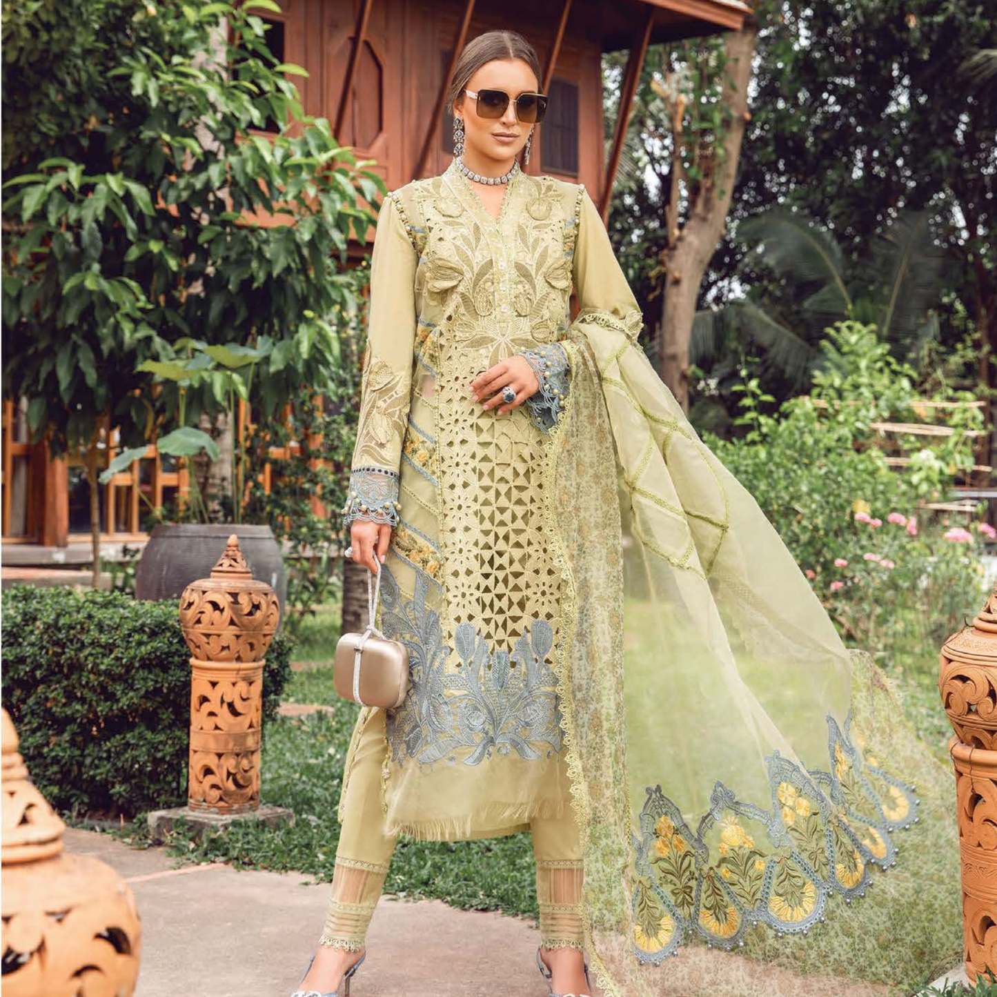 MARIA.B 3 Piece - Unstitched Suit | EID LAWN-24-01