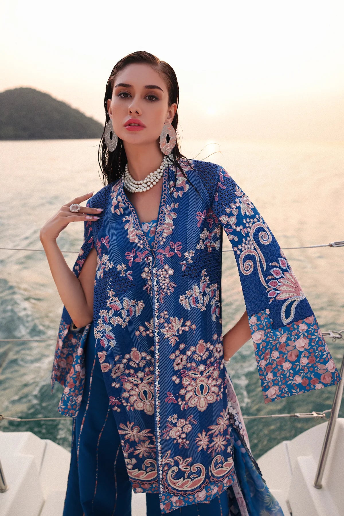 Afrozeh Summer Unstitched - Eclipse