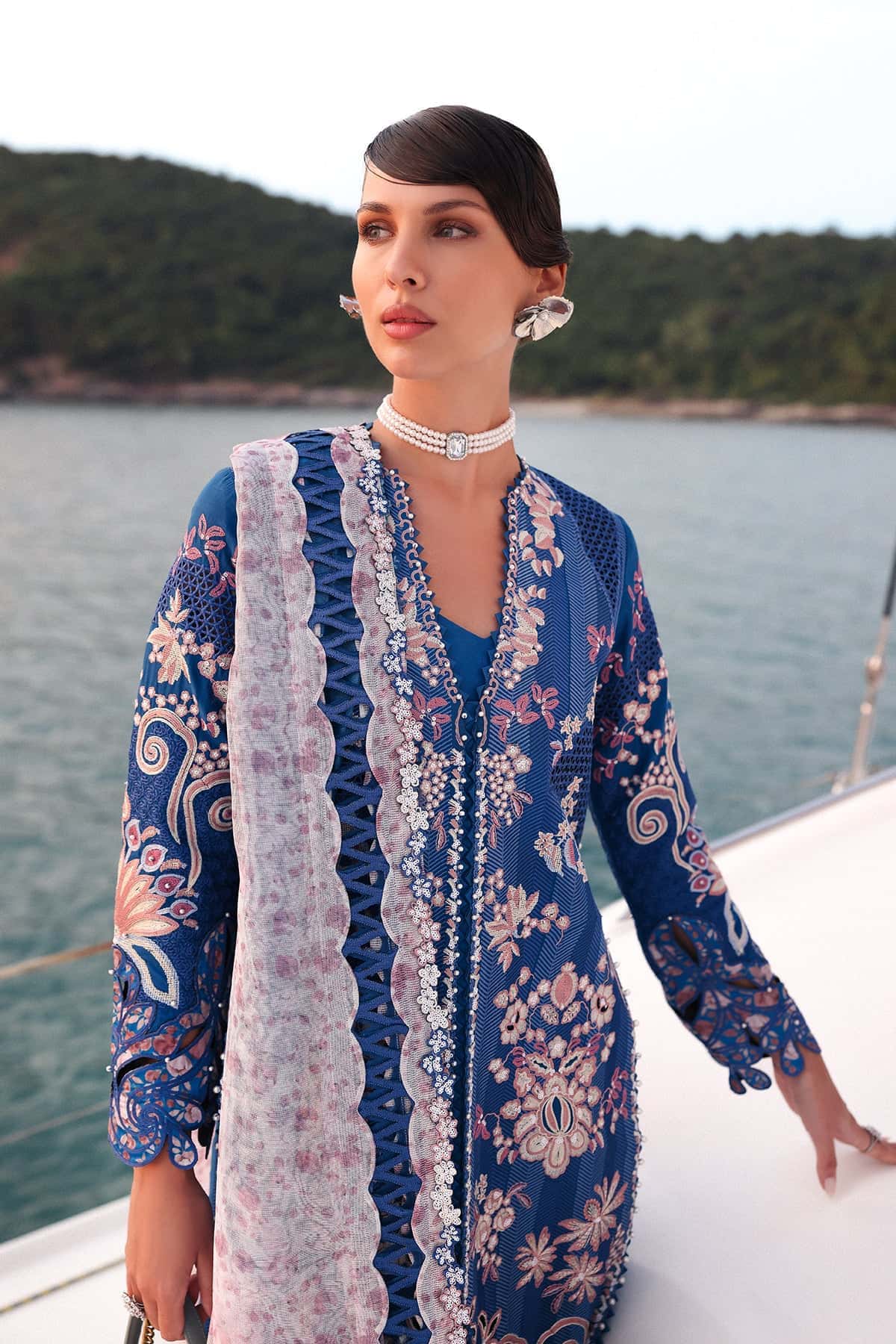 Afrozeh Summer Unstitched - Eclipse