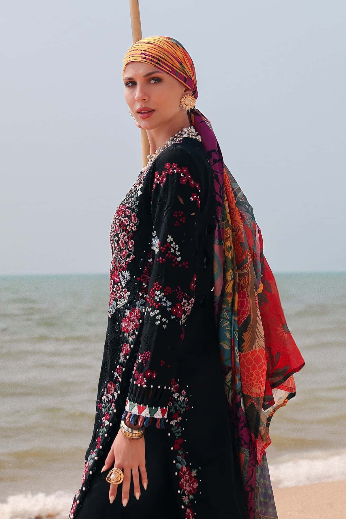 Afrozeh Summer Unstitched - Elva
