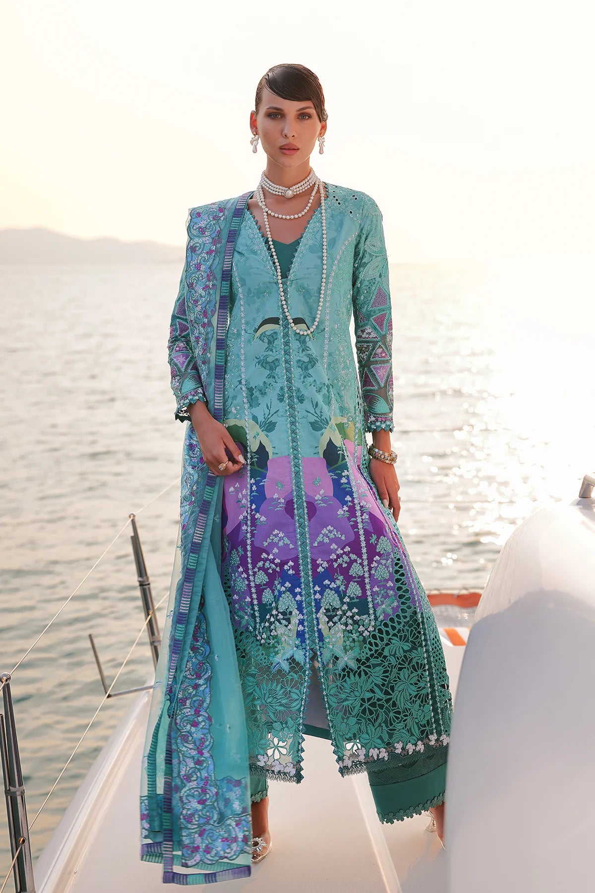 Afrozeh Summer Unstitched - Sovana