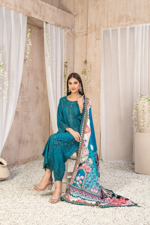 ILONA Embroidered Staple Linen D-9582