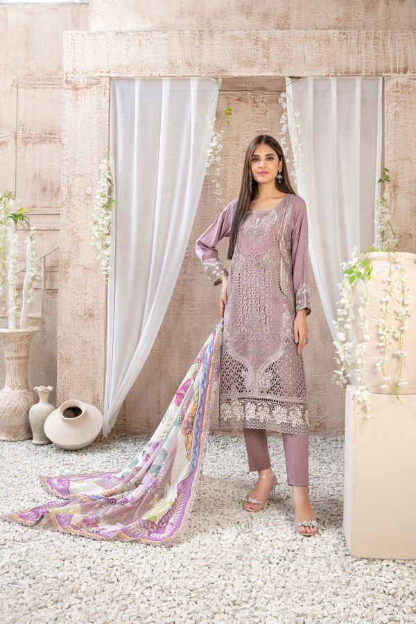 ILONA Embroidered Staple Linen D-9586