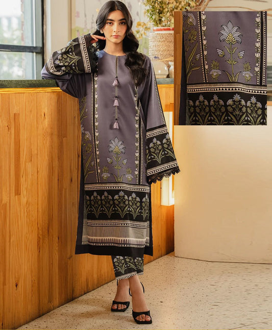Printed Coord Set Grey