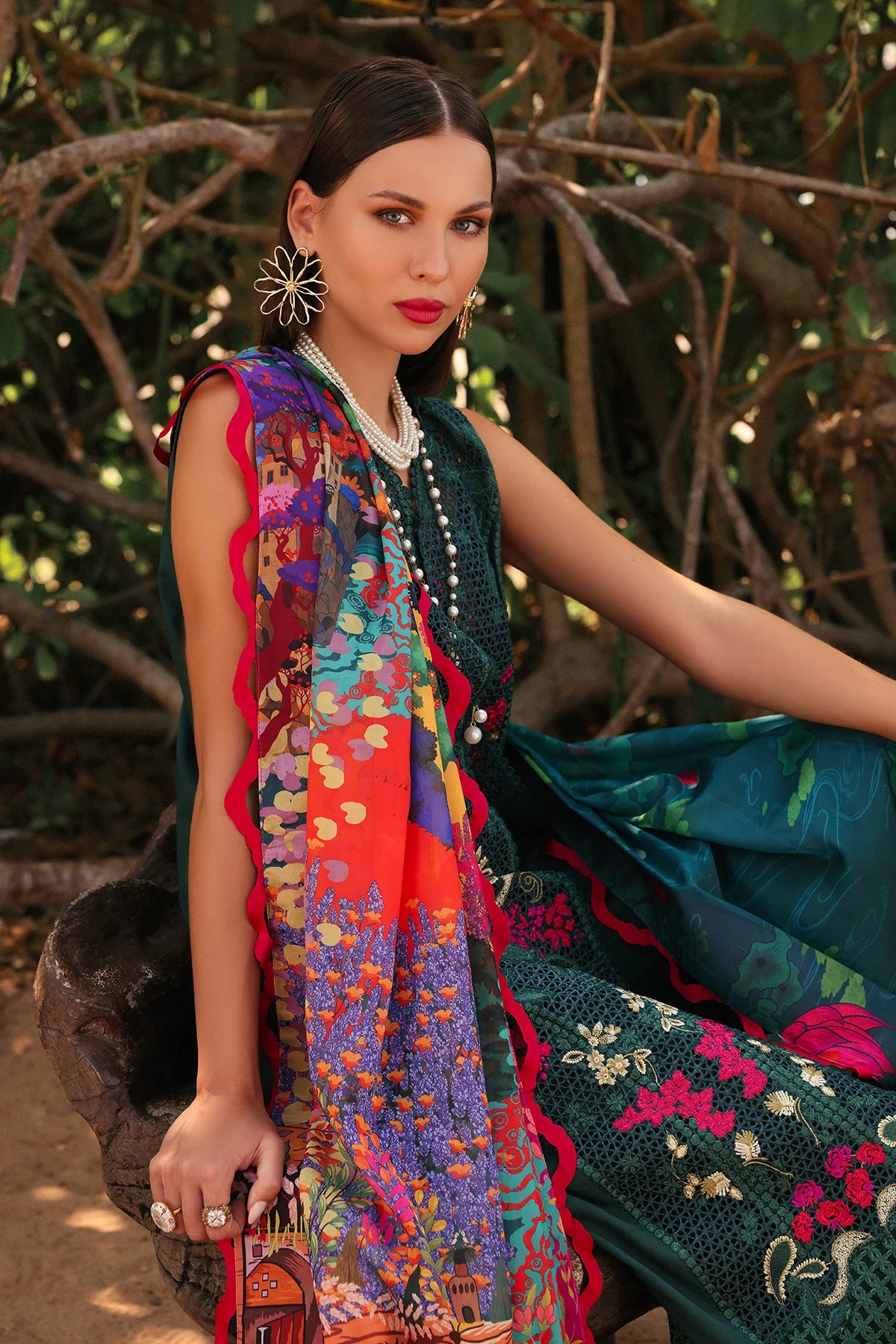 Afrozeh Summer Unstitched - Vermora