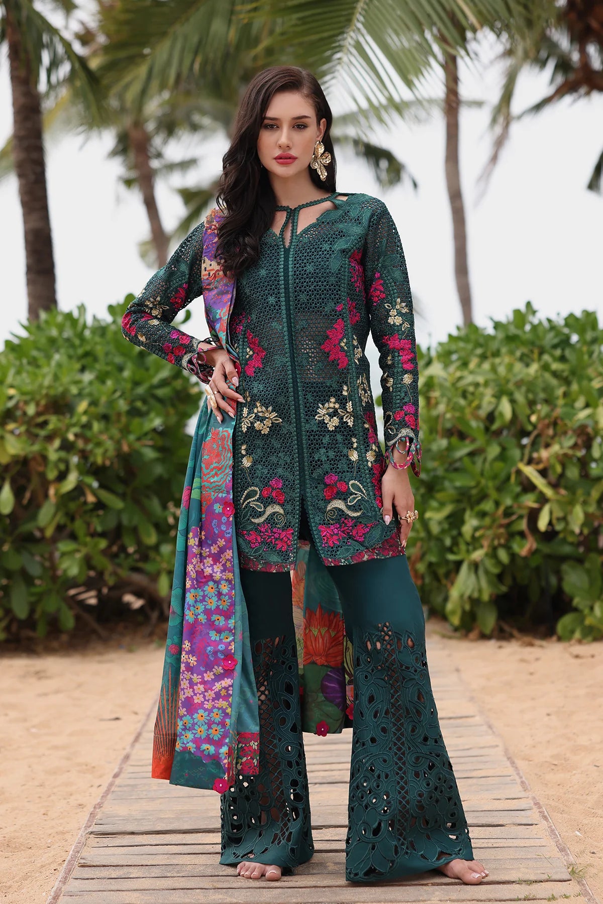 Afrozeh Summer Unstitched - Vermora
