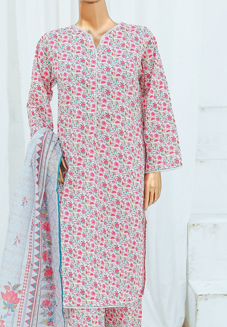 Bin Saeed Ready Made Printed Cotton Dress