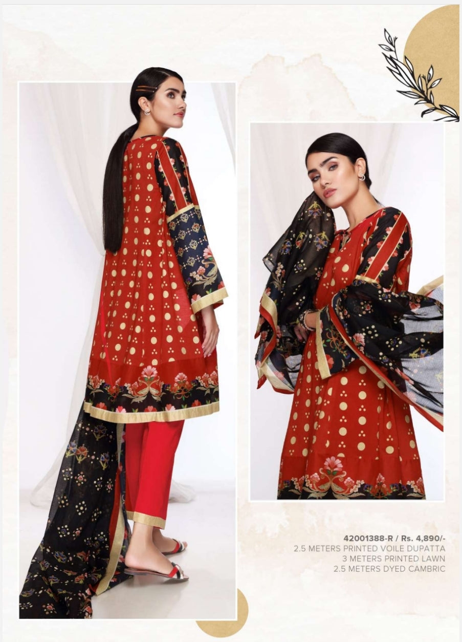 Digital Printed Super Fine Lawn, Grip Chiffon & Cambric