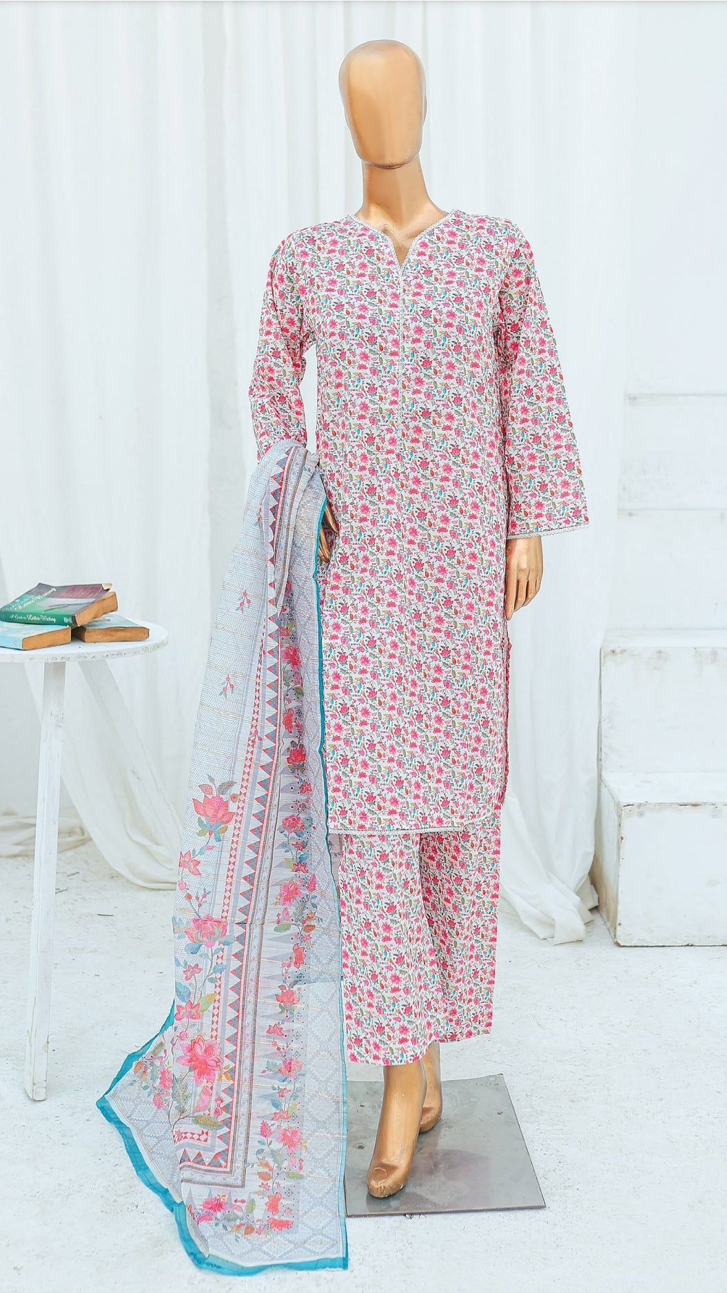 Bin Saeed Ready Made Printed Cotton Dress